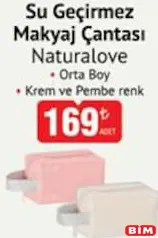 NATURALOVE SU GEÇİRMEZ MAKYAJ ÇANTASI